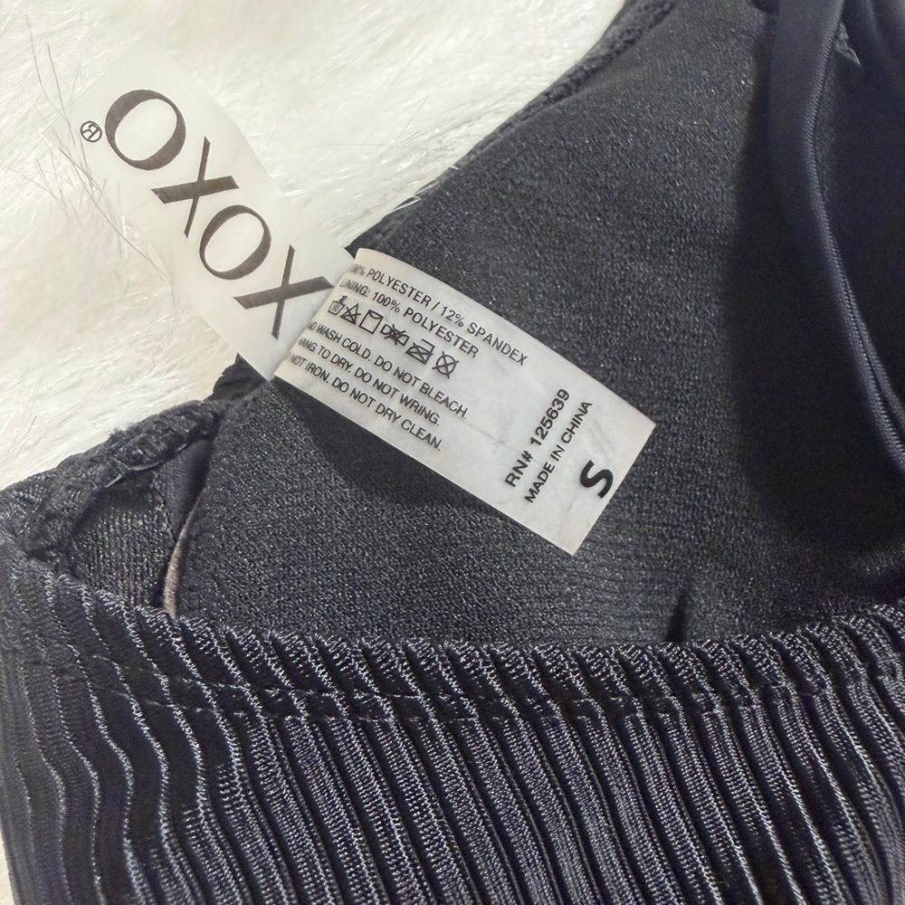 XOXO Black One-Piece Swimsuit - Picture 9 of 10